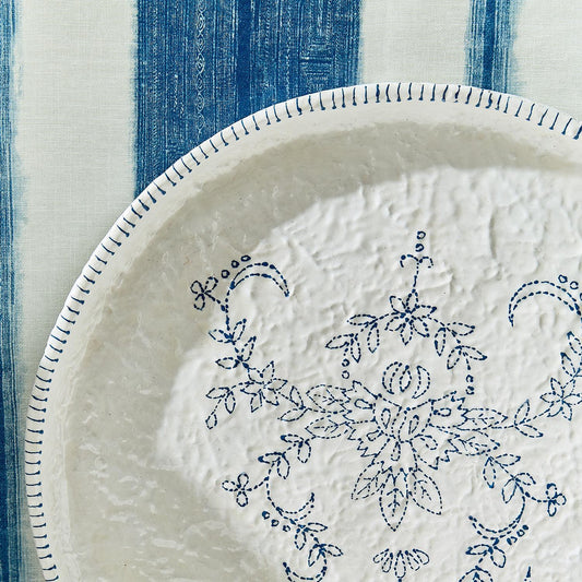 Blue & White Platter