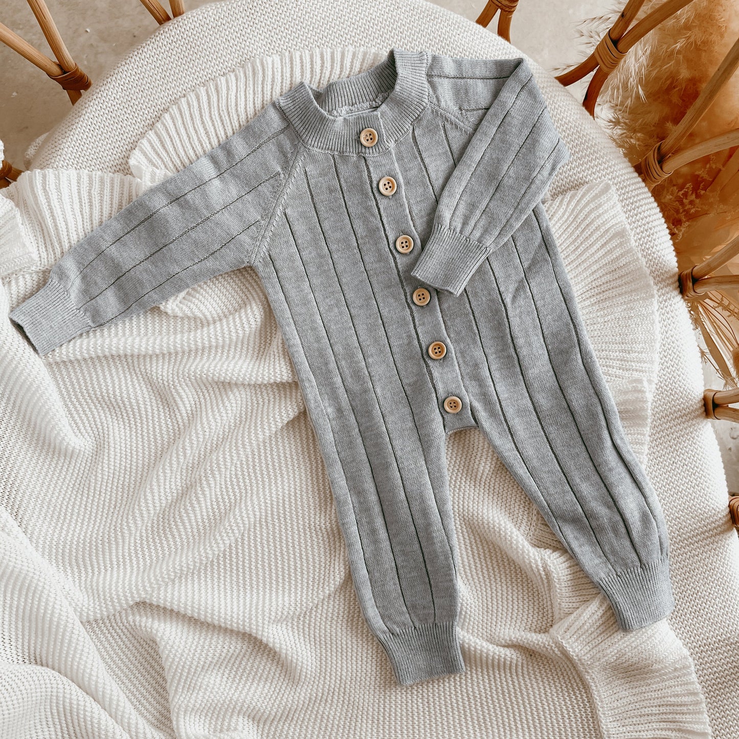 Ribbed Knit Romper