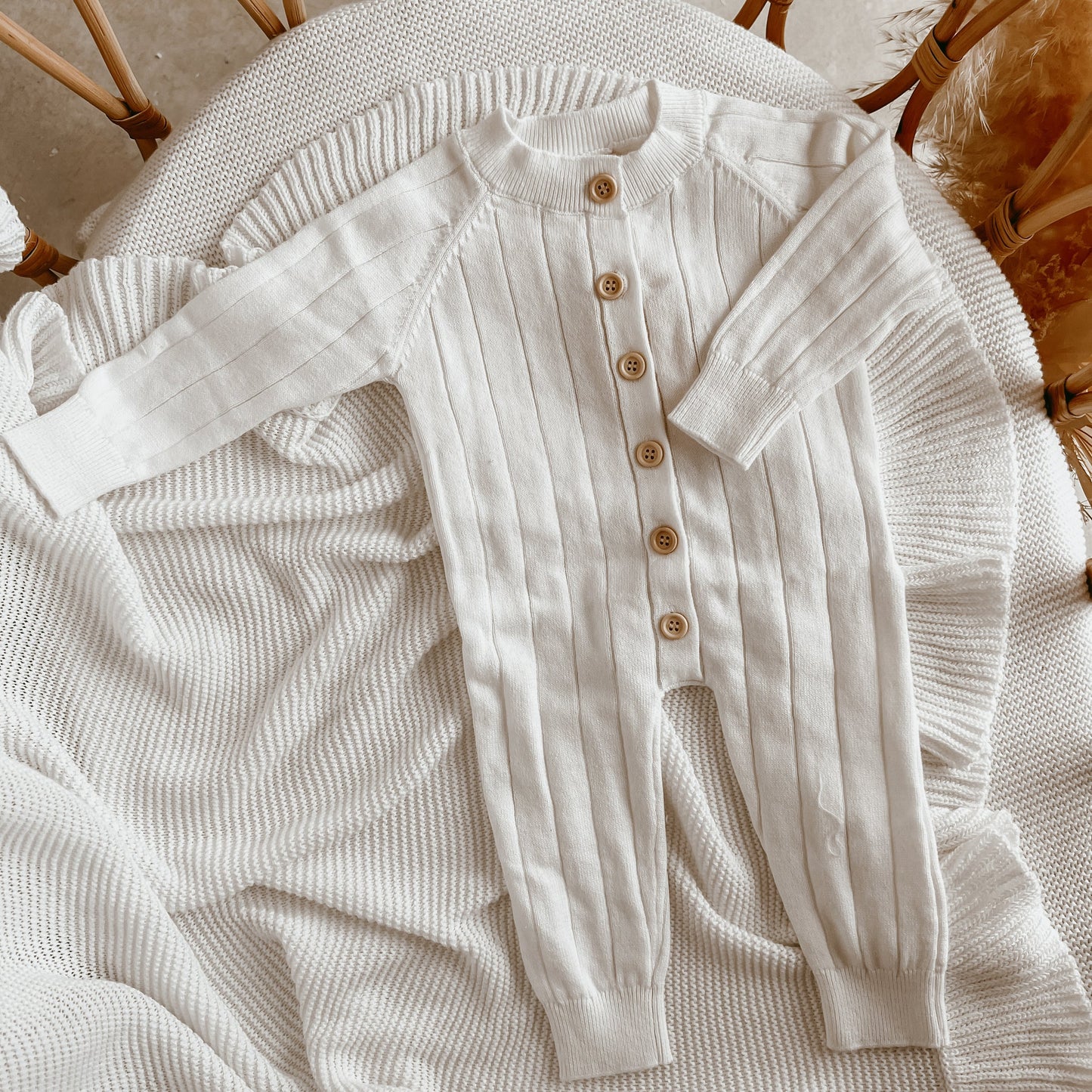 Ribbed Knit Romper