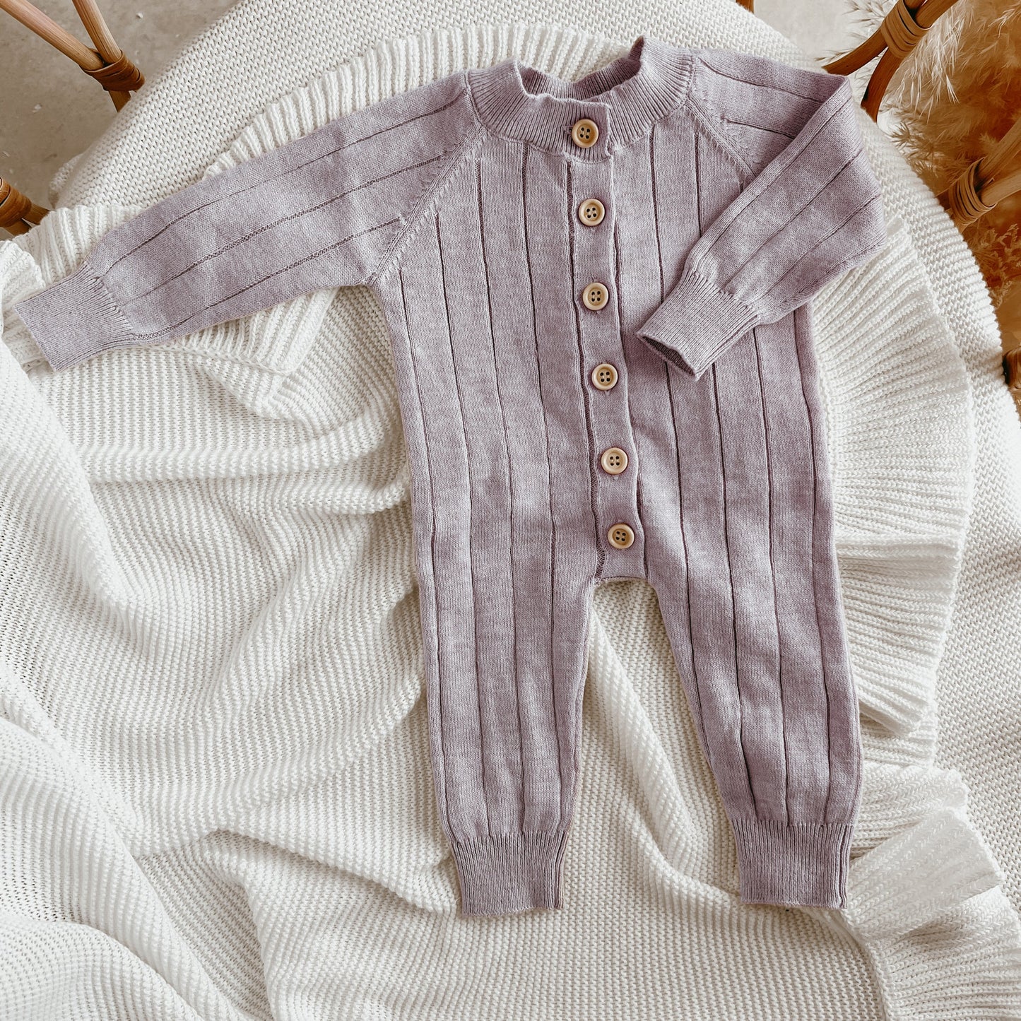 Ribbed Knit Romper