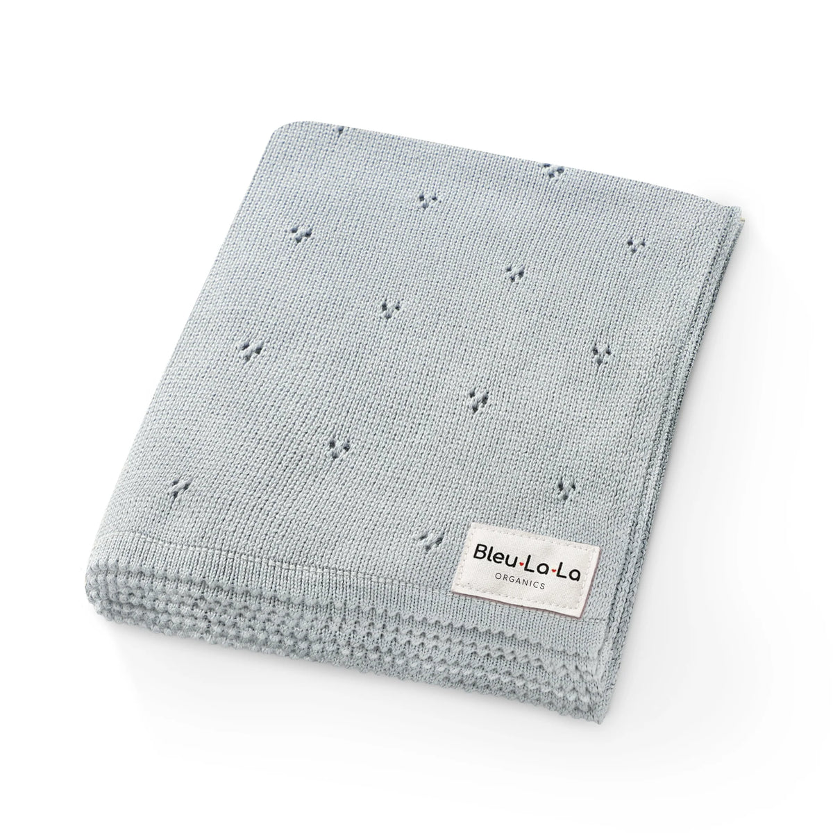 Organic Cotton Pointelle Swaddle Baby Blanket
