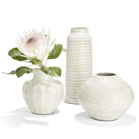 Beige Artisan Vase