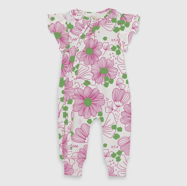 Bamboo Zipper Romper