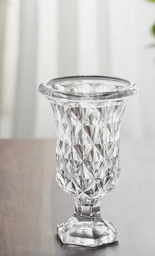 Clear Glass Vase 9.5inch
