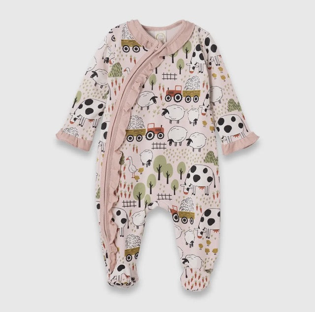 Bamboo Zipper Romper