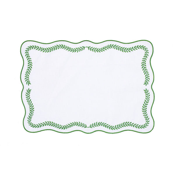 Tessuti White Rectangular Placemat