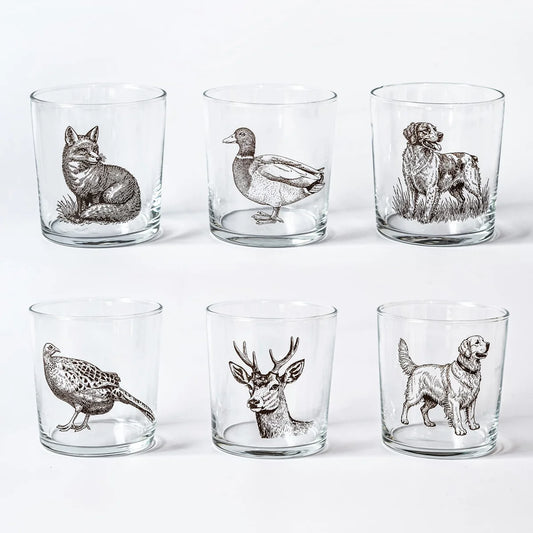 Wildlife Assorted Tumblers Set of 6