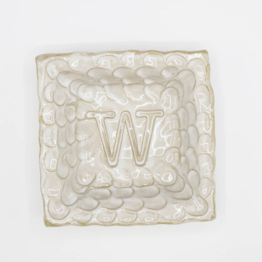 Fingerprint Monogram Bowl