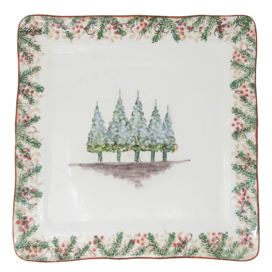 Natale Square Charger/Platter 1973