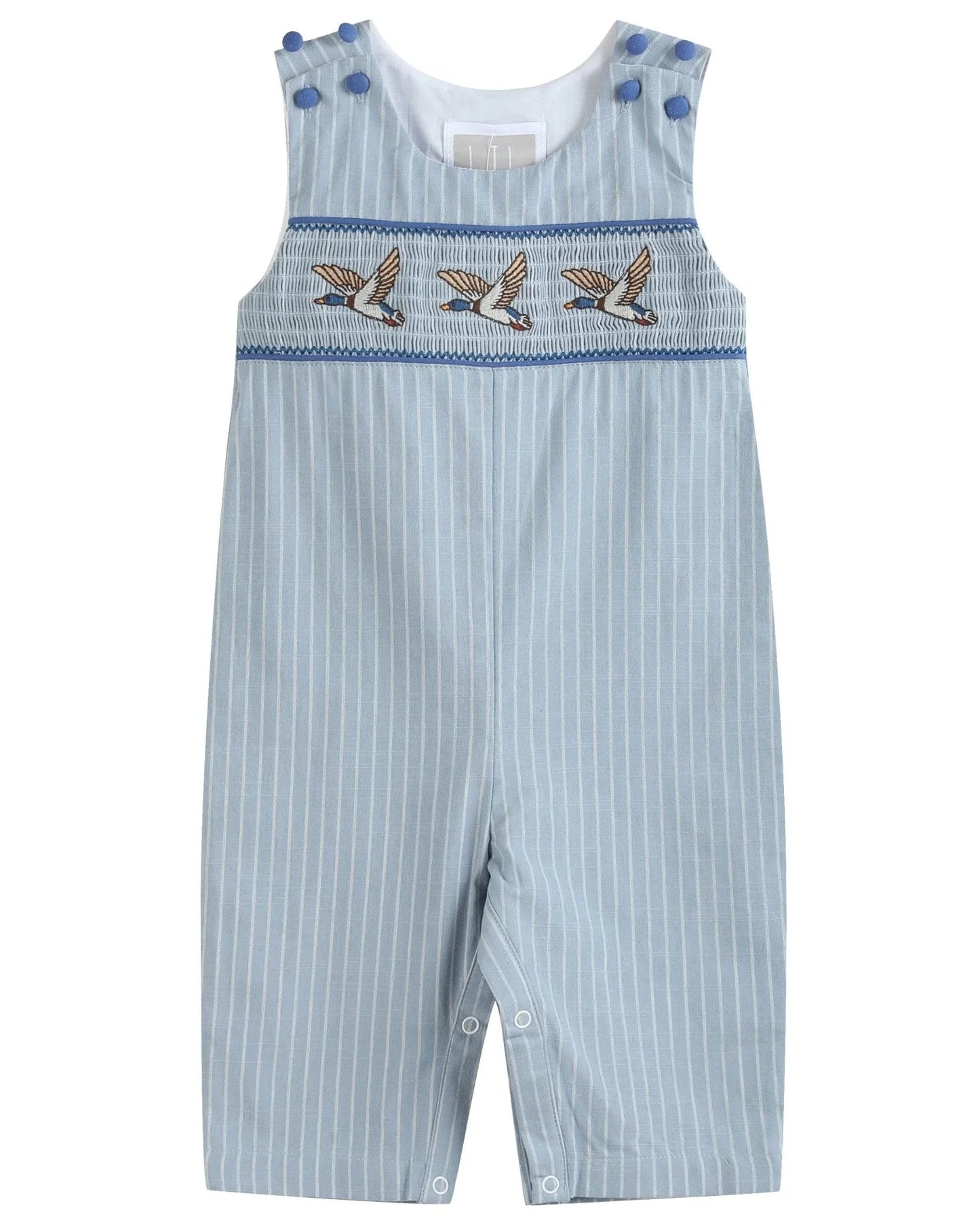 Smocked Overalls