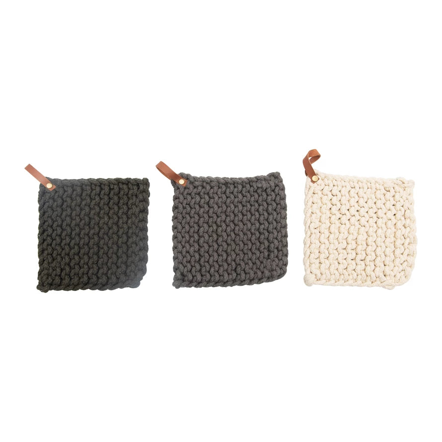 Square Crocheted Pot Holder