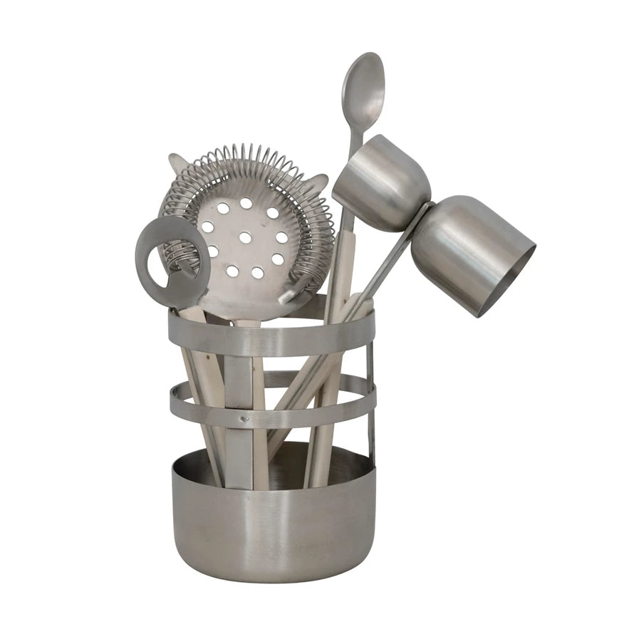 Stainless Steel Bar Set