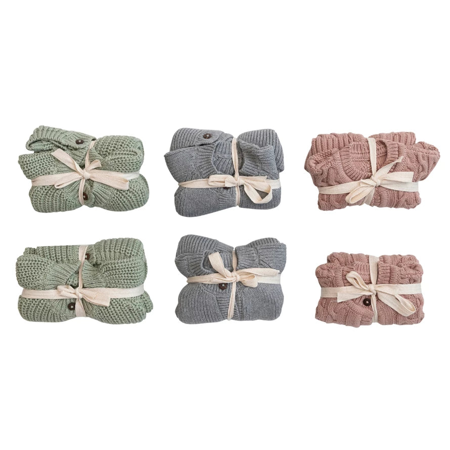 Cotton Knit Baby Sweater