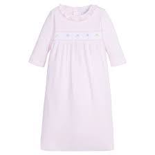 LE Smocked Newborn Gown