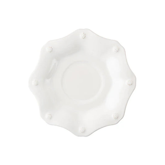 Berry&Thread Scalloped Saucer-whitewash JSS/W