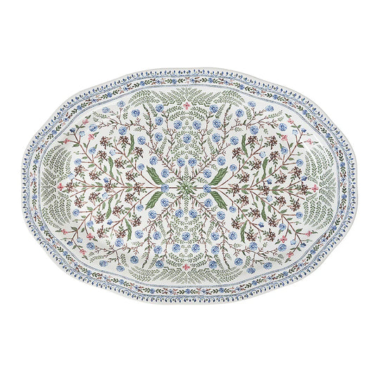 Villa Seville 17" Platter Chambray