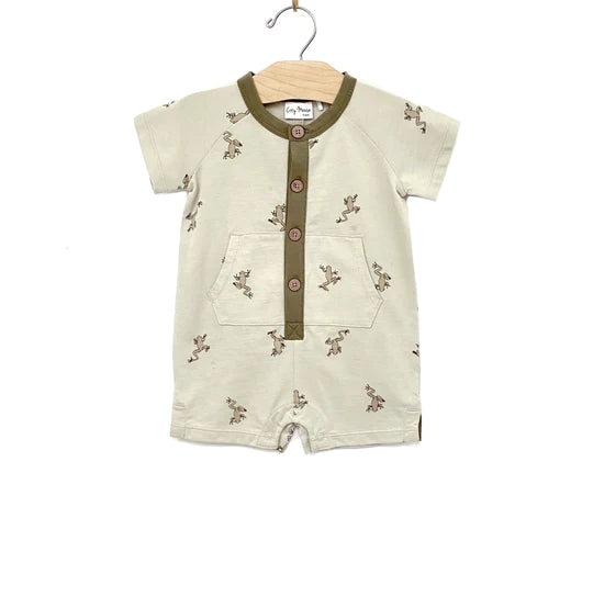 Short Henley Romper
