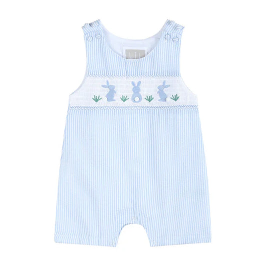 Smocked Overalls