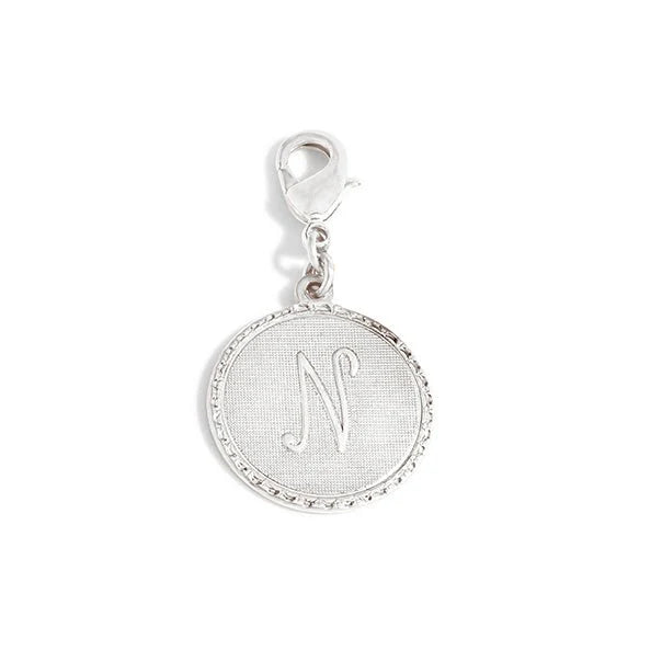 Mini Coin Initial Charm