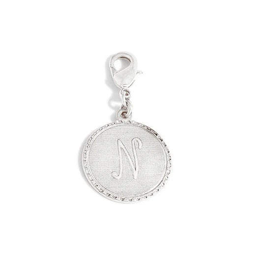 Mini Coin Initial Charm