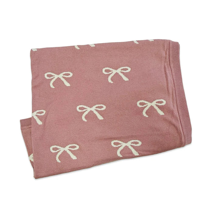 Organic Cotton Reversible Knit Baby Blanket