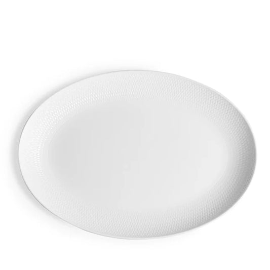 Gio White Oval Platter