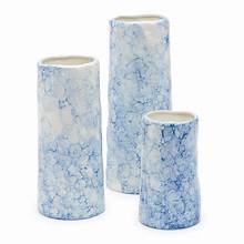 Blue Sponge Vase
