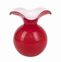 Hibiscus Glass Medium Fluted Vase