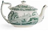 Green Italian Teapot