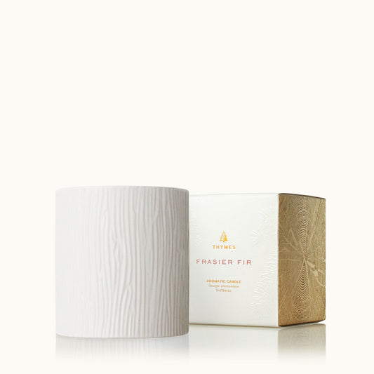 Frasier Fir Gilded Ceramic Poured Candle Medium 11oz