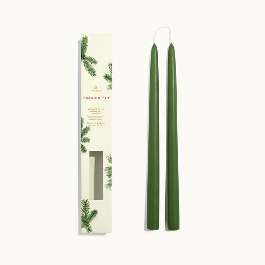 Frasier Fir 12" Taper Candle Set of 2