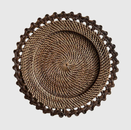 Rattan Charger Plate