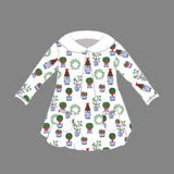 Long Sleeve  Pocket Twirl Dress