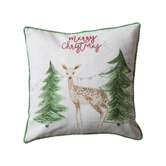 Square Cotton Printed Pillow
