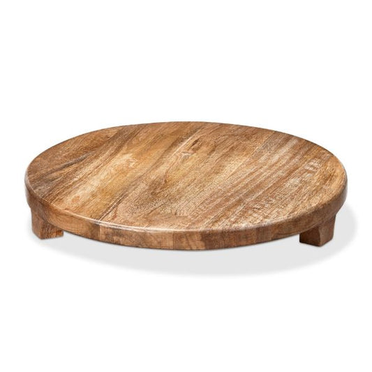 Footed Round Board Small