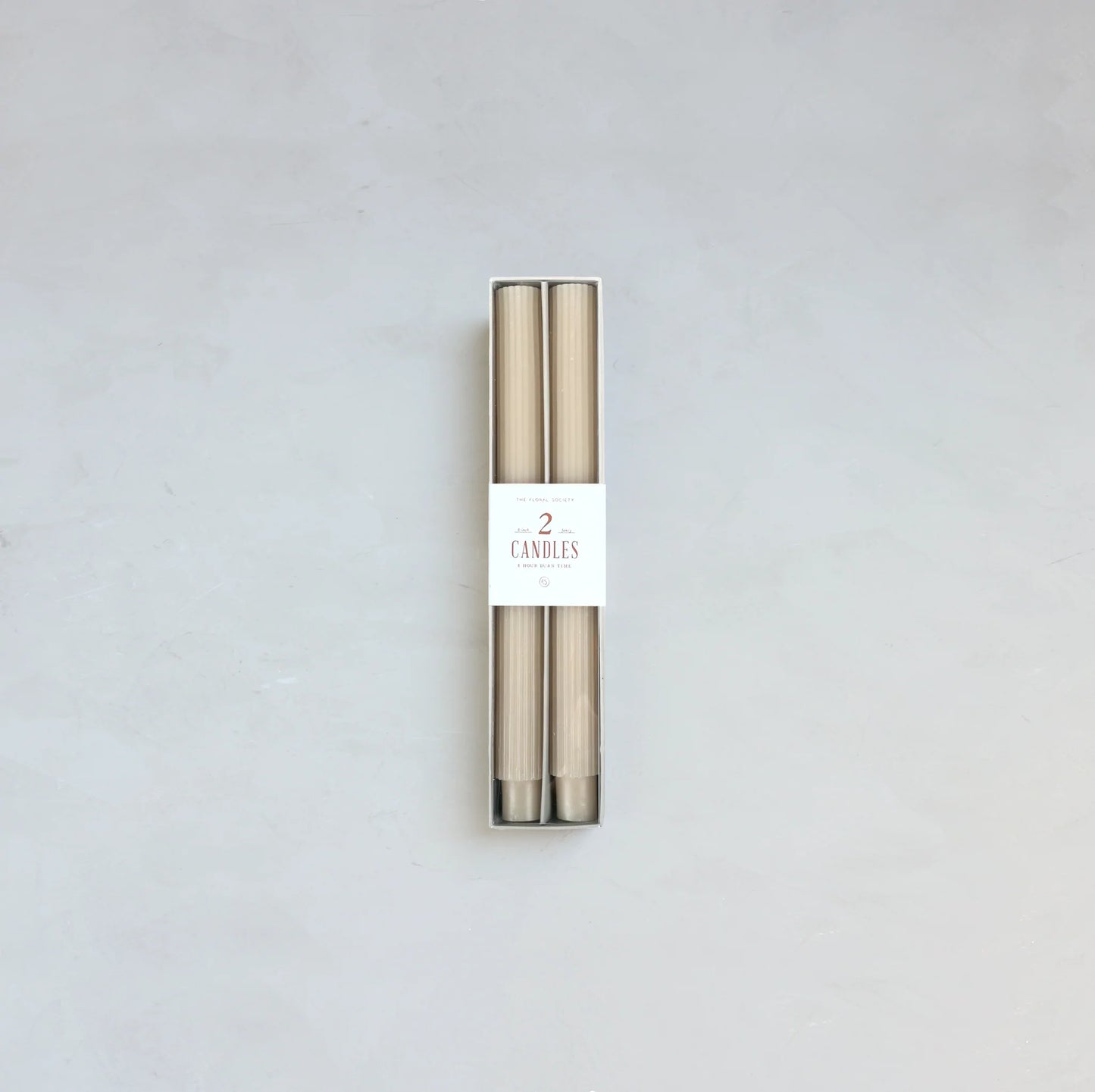 Fancy Taper Candles Pair 10 inch