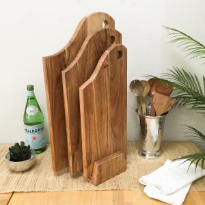 Curved Wood Chopping Board Small