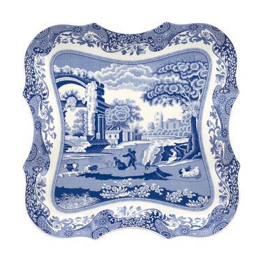 Blue Italian 14in Devonia Tray