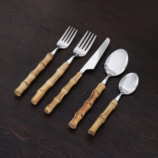 VIDA Bamboo Flatware Set