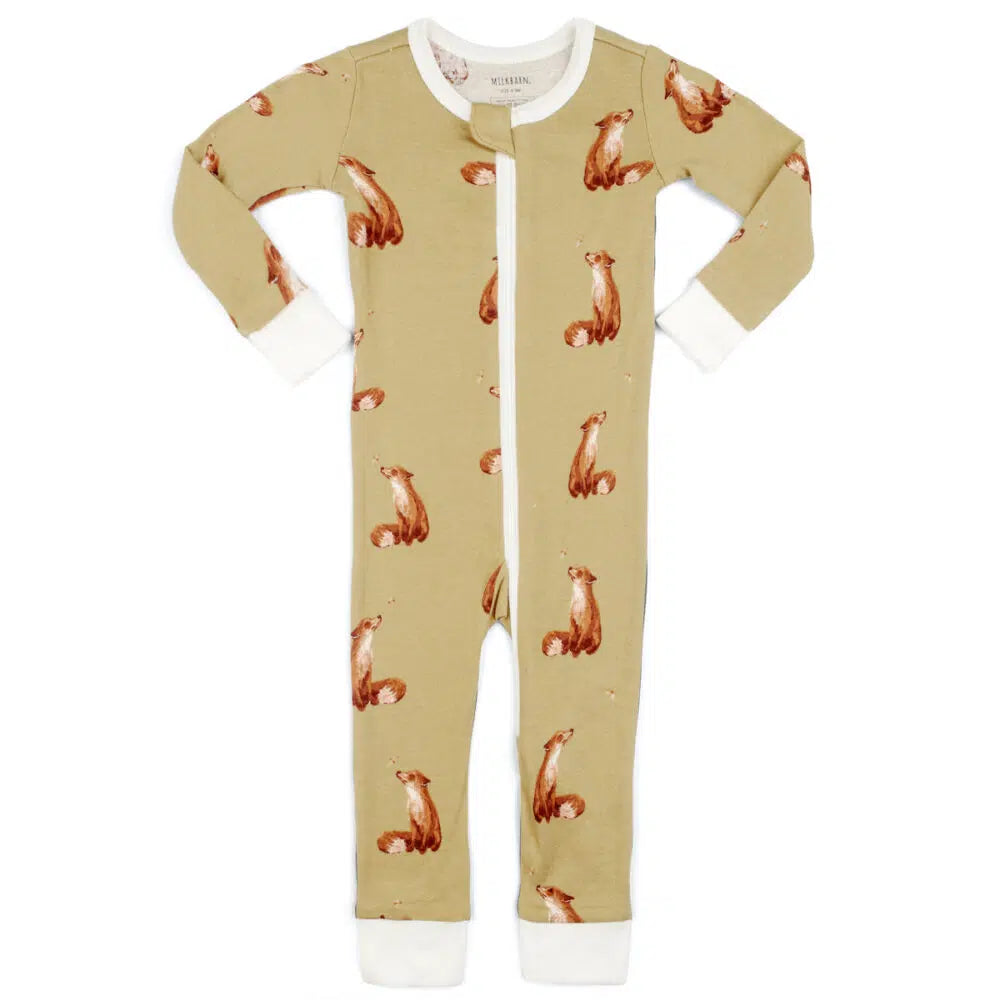 Bamboo Zipper Pajama