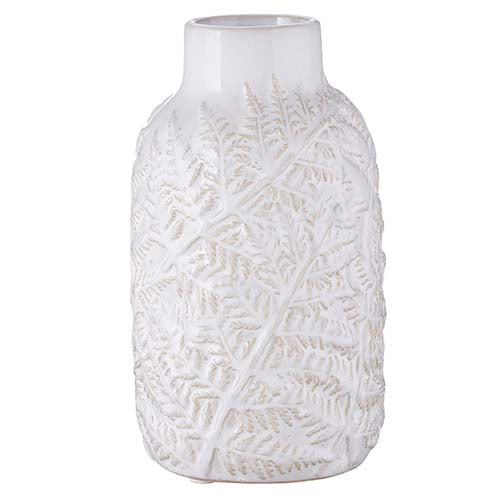 Leaf Embossed Vase 10inch
