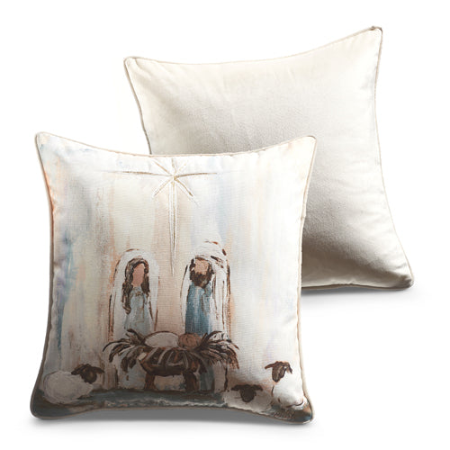 Silent Night Pillow