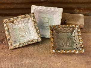 Fingerprint Monogram Bowl
