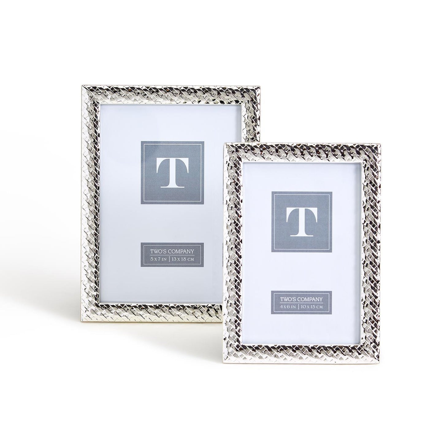 Silver Lining Basket Weave Frame Small