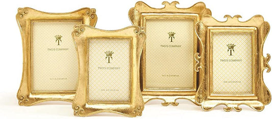 Brocante Gold Leaf Picture Frame Small