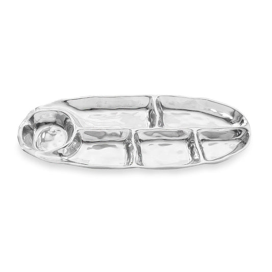 Soho Oval Divided Dip Platter
