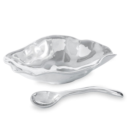 Vento Claire Medium Bowl with Spoon