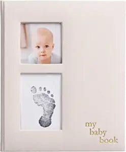 Linen Baby Memory Book & Ink Pad