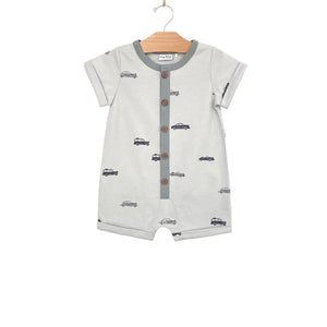 Open image in slideshow, Short Henley Romper
