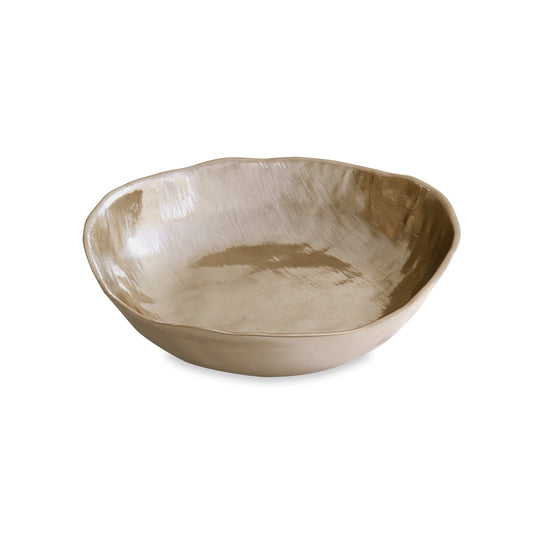 Sierra Modern Strie Large Bowl Gold